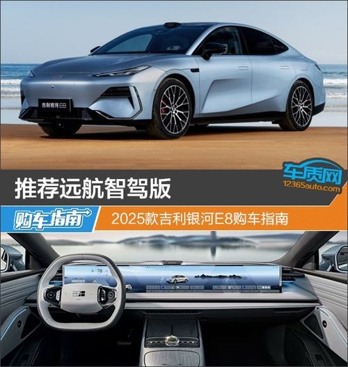  推荐远航智驾版2025款吉利银河e8购车指南