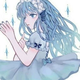  长发清新动漫女生头像