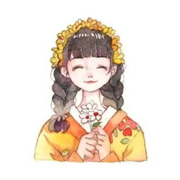  可爱女生动漫卡通闺蜜头像一人一张动漫闺头