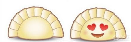 微笑表情包图片emoji饺