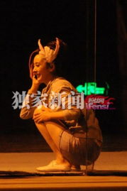 杨幂挖鼻孔不顾形象煲电话粥表情羞涩
