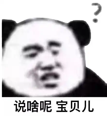 熊猫头问号表情