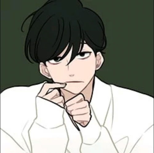  动漫男头,眼泪不争气的从嘴角留下来