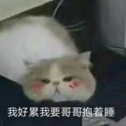  抱抱表情包合集我好累,我要哥哥抱着睡