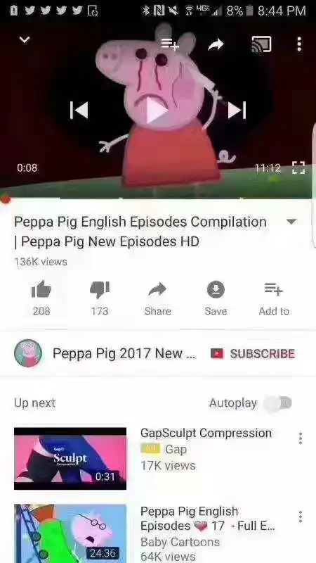  华人家长注意了youtube儿童频道惊现介绍自杀视频...