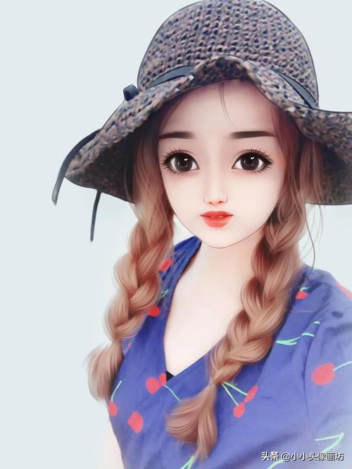  你的头像该换了,最美女生芭比娃娃真人漫画头像,减龄又好看
