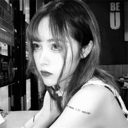 女生专用头像图片大全黑