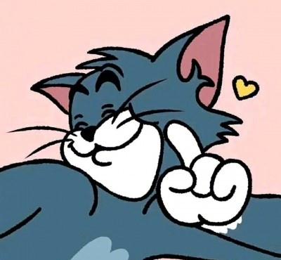猫和老鼠情侣微信头像