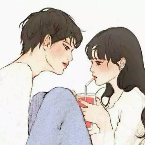 一人一半合二为一情侣头