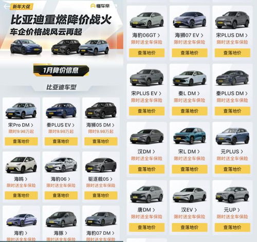  年前买车都亏了2025年开年第一天,比亚迪小鹏埃安多家降价优惠