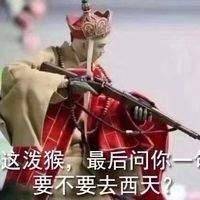  抖音唐僧持枪吃鸡表情包悟空快帮我找个8倍镜