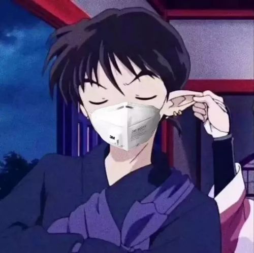  手机壁纸二次元戴口罩动漫人物第二期bygameboy盐泽2020年3月6日