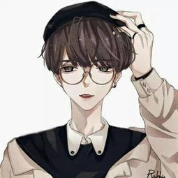  眼镜男卡通头像超酷戴眼镜的卡通男生头像高清图片