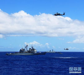  中美海军举行海上联合搜救演习