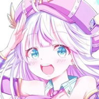  梦幻冰紫色星空少女动漫头像图片