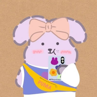  江孑一对两张可爱卡通手绘兔兔情侣头像我要个性网