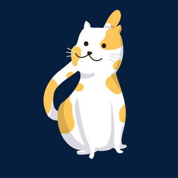 手绘黄色的加菲猫插画图片素材其他格式下载动漫人物大全