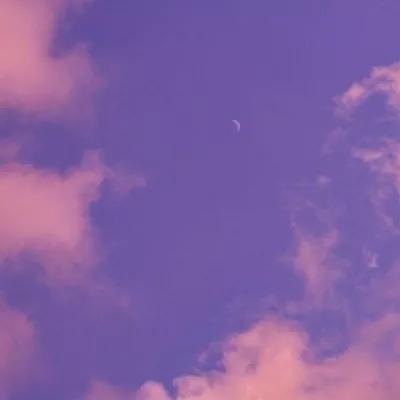 qq头像经典风景紫色