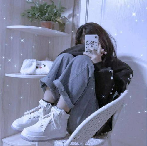  超可爱滤镜闪闪女生遮脸头像