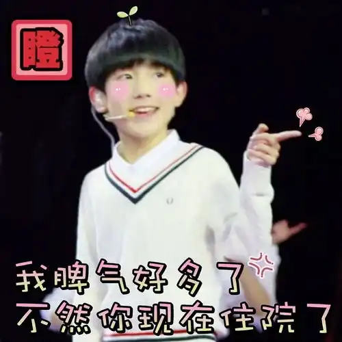  你们有没有爱豆真丑的表情包我们一起...