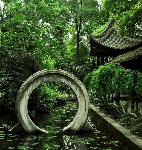  中式庭院景观古典园林的应用