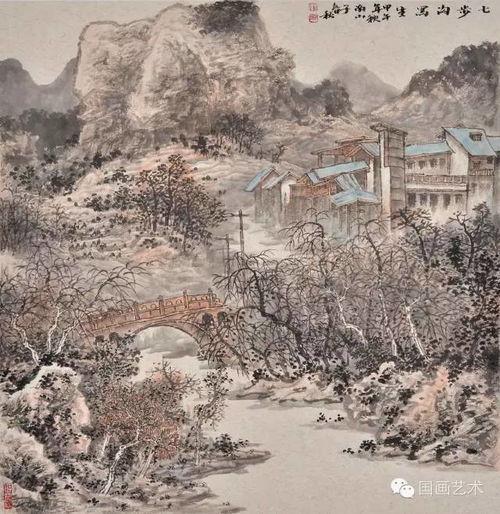  山水画写生步骤