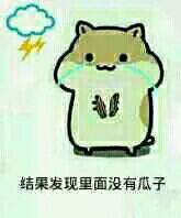  仓鼠掉瓜子表情包