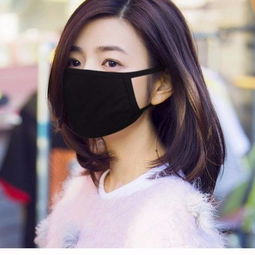  口罩黑色防尘透气可水洗防雾霾活性炭口罩男女口罩
