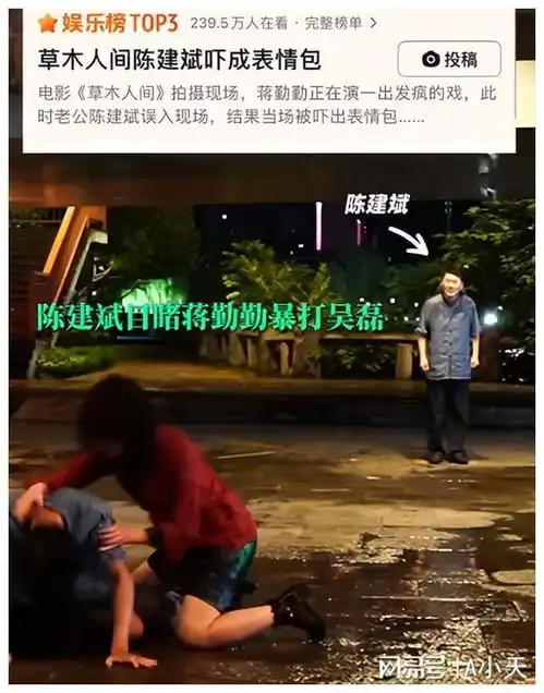  陈建斌遭遇蒋勤勤吵架戏,惊现表情包成新宠,网友笑不活了