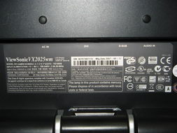  优派viewsonicvx2025wm液晶显示器外观清晰大图精彩图片