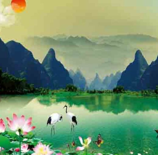 微信头像排第一山水风景