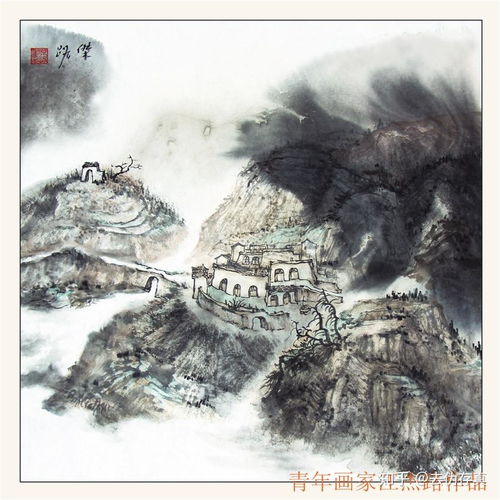 山水画头像微信头像知白
