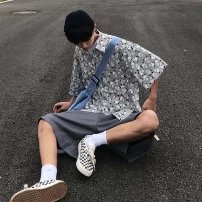口罩男生头像冷酷帅气侧