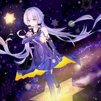  动漫星空少女头像唯美微信头像图片大全