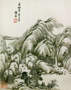 山水画头像微信头像唐岱