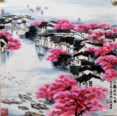  陈胜杰老师的诗意江南山水画作品欣赏