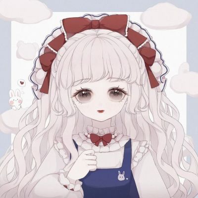清纯温柔甜美女头像动漫