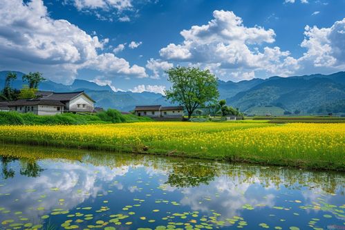  乡间景色自然风景壁纸摄影图下载至来源处