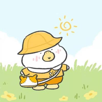  情侣头像两张配对卡通等待机会找到自己的真爱