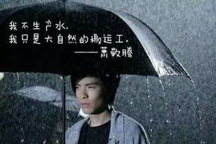 萧敬腾下雨表情包大雨