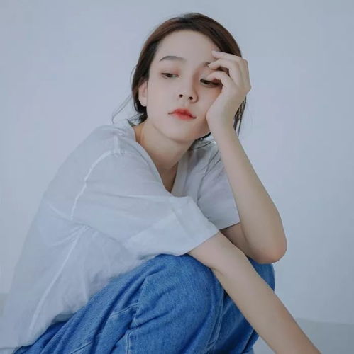  女生头像说再见
