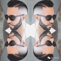  火爆的男士渐变发型