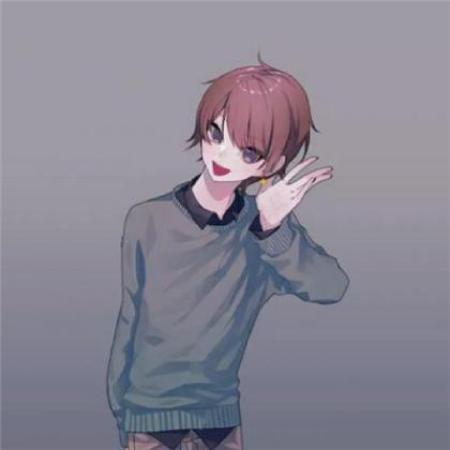  伤感男生动漫头像没有你我没有心情
