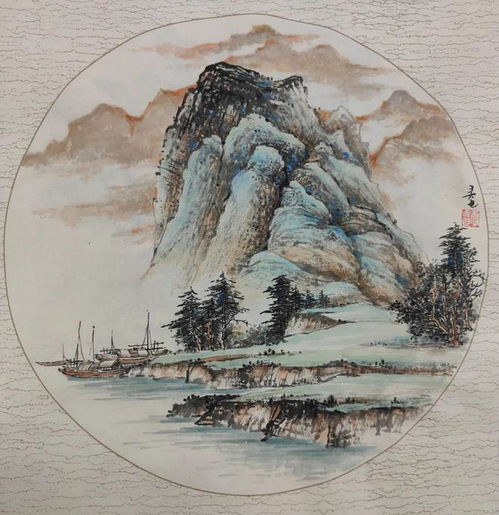  山水妙理赋韵生机观著名画家许灵电作品有感