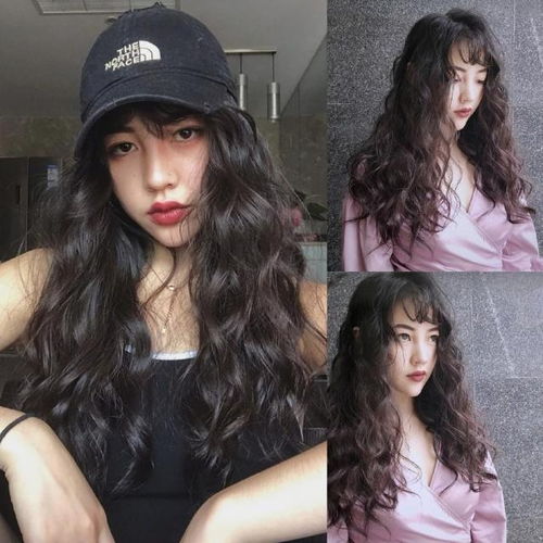 2019年流行的密密烫火了,烫过的女生感觉脸瘦了一圈