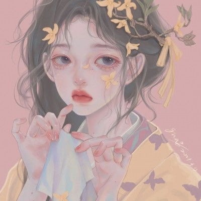  一组唯美绝绝子的古风女头