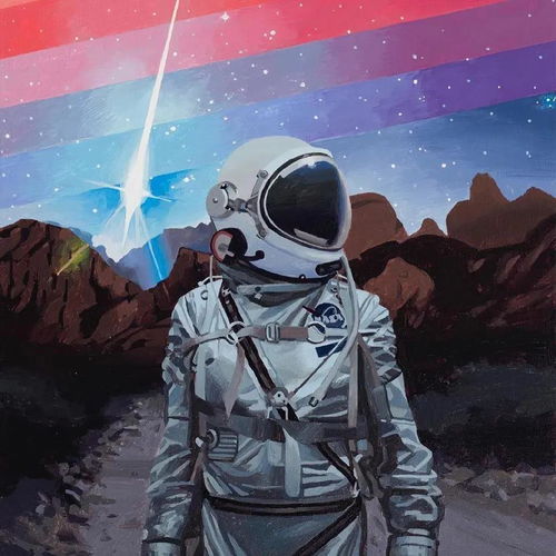  超火太空人头像壁纸请你收好今晚的月光和我想你