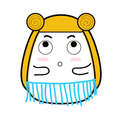  微信表情包真萌二姑娘