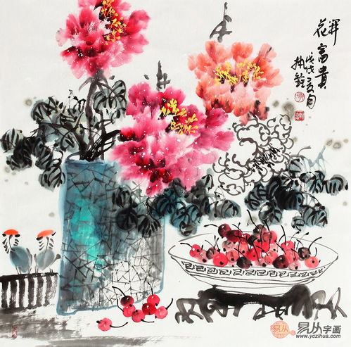  生意场合送礼送什么,国画花鸟画情意真