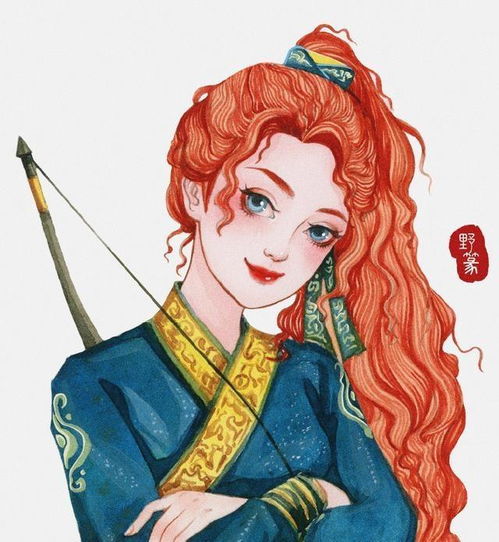  迪士尼公主穿上汉服,艾莎公主超帅气,白雪公主可爱又俏皮